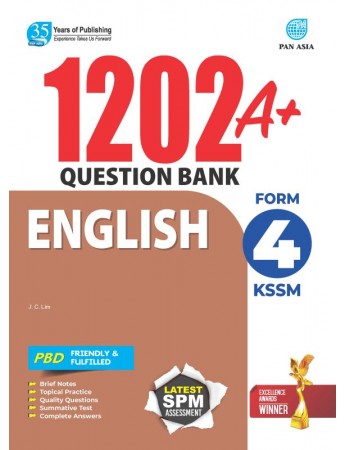 1202 A+ Question Bank English Form 4