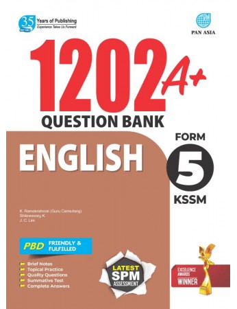 1202 A+ Question Bank English Form 5