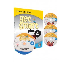 GET SMART PLUS 4 Teacher's Book, Class CDs (3), Teacher's Resource CD-ROM