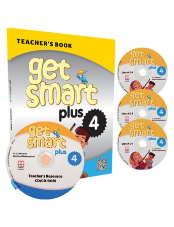 GET SMART PLUS 4 Teacher's Book, Class CDs (3), Teacher's Resource CD-ROM